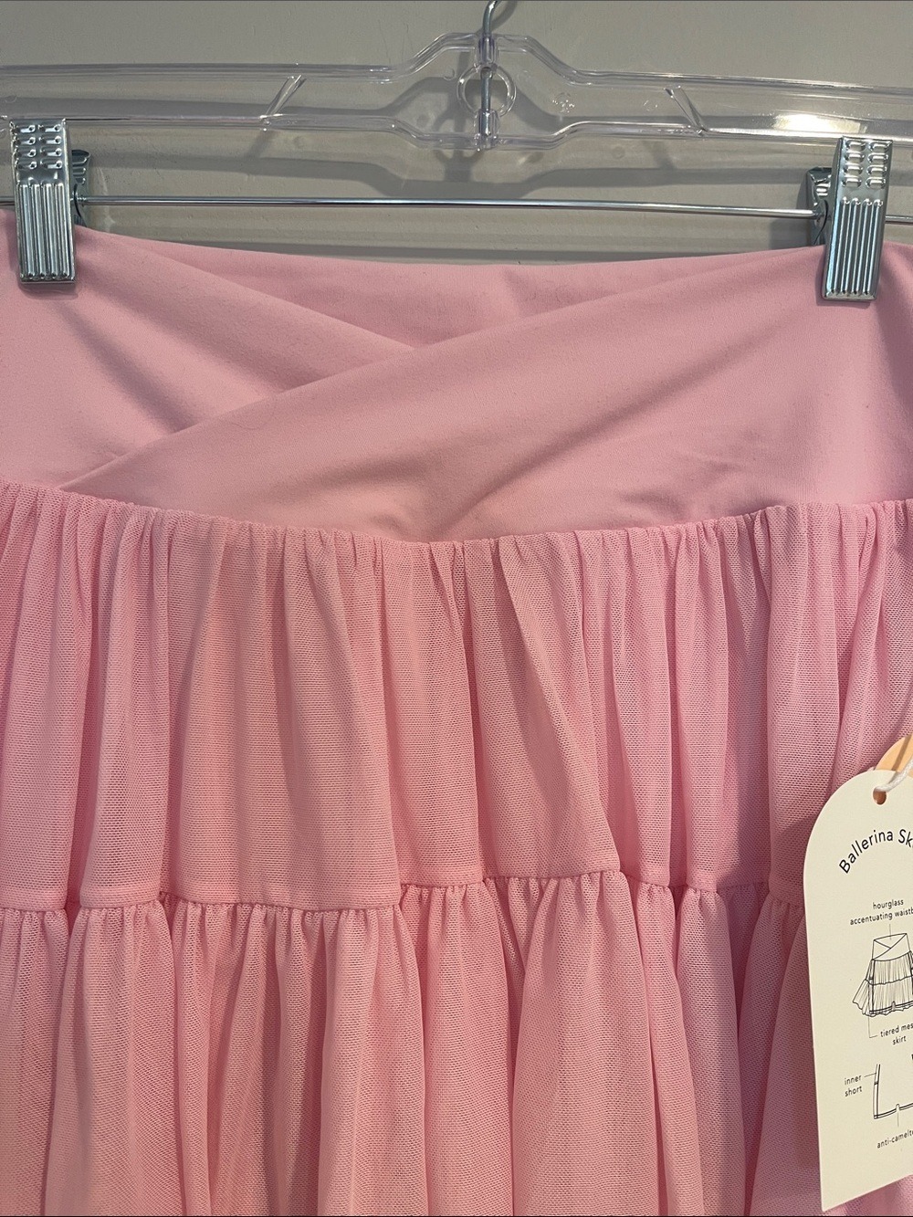 NWT Blogilates Women's Ballerina Skort - Light Pink Medium - Picture 8 of 12